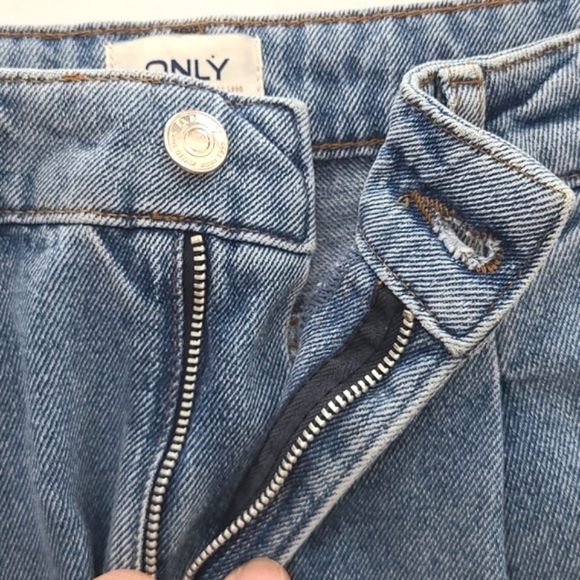 ONLY Onlverna Bomb  Balloon Baggy Jeans Light Blue Denim High Waist Size S / 32 - Picture 7 of 15